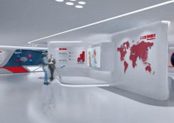 医疗展厅效果图